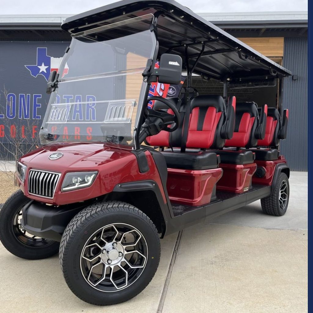 6 passenger golf cart